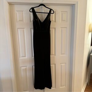 Revelry Dakota Velvet Dress Olive Size 6